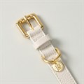 Lily & Leo Leather Flat Collar Cream Alternative Image