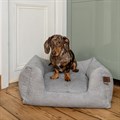 Fantail Mellow Snooze Pearl Grey Basket Dog Bed Alternative Image