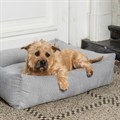 Fantail Mellow Snug Pearl Grey Dog Bed Alternative Image