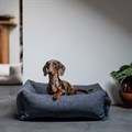 Fantail Mellow Snug Smoke Grey Dog Bed Alternative Image