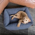 Fantail Origin Snug Epic Grey Basket Dog Bed Alternative Image