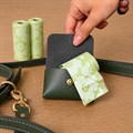Hawkhurst Forest Green Leather Poop Bag Holder Alternative Image