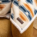 Snuggle & Snooze Aztec Print Sherpa Blanket Alternative Image