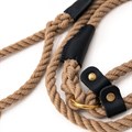 Hawkhurst Navy Blue Leather & Rope Slip Lead Alternative Image