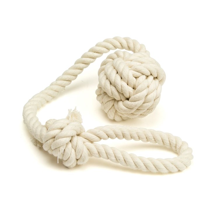 Great&Small Knotted Rope Ball Tug 46cm