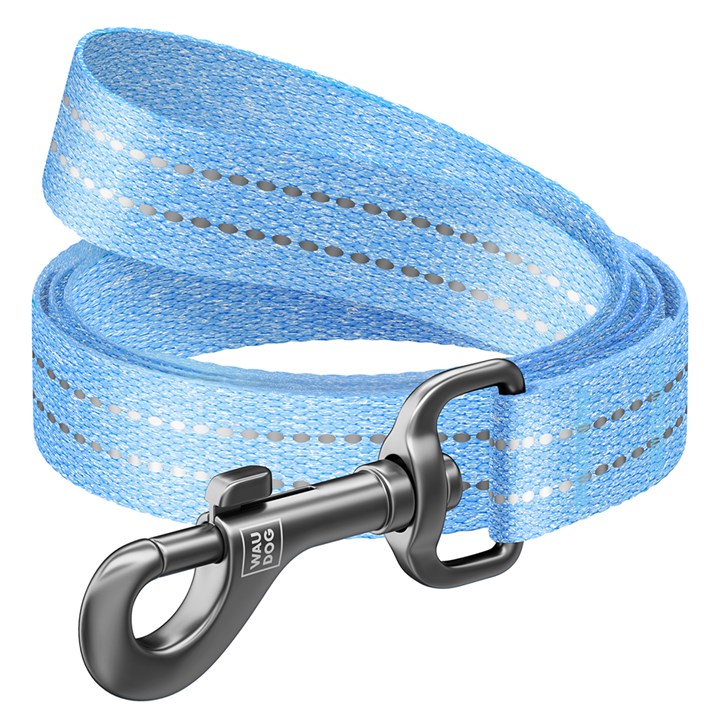 WAUDOG Re-Cotton Dog Lead Blue