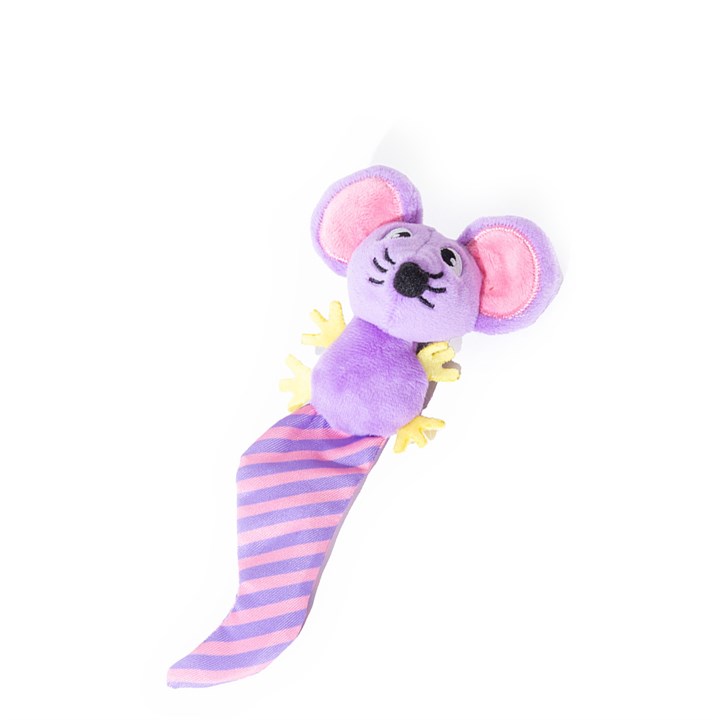 Little&Lively Cat Long Crinkle Tail Purple Mouse