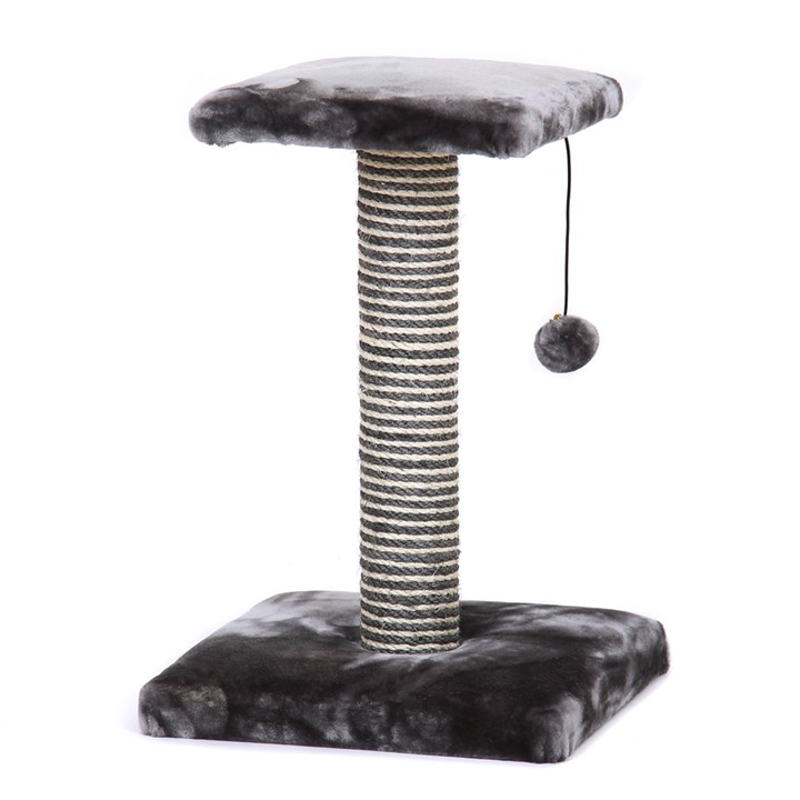 Great&Small Snuggle&Scratch Platform Scratcher Grey Plush