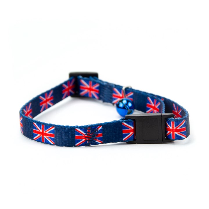Great&Small Union Jack Cat Collar
