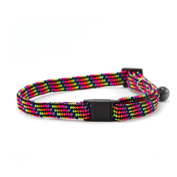 Great&Small Reflective Rainbow Cat Collar