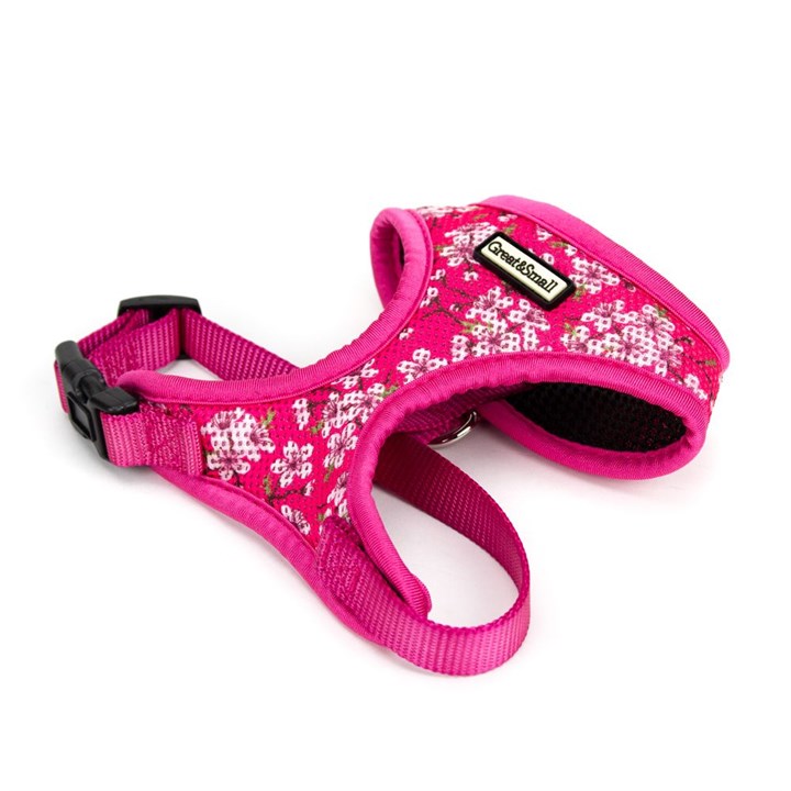 Great&Small Penrose Blossom Pink Mesh Harness