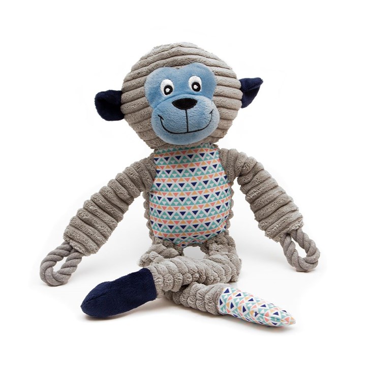 Great&Small Cuddle Me Knot Grey Monkey 36cm