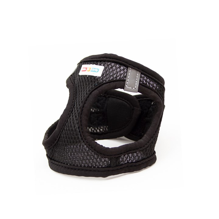 Little & Lively Black Mesh Harness with Velcro