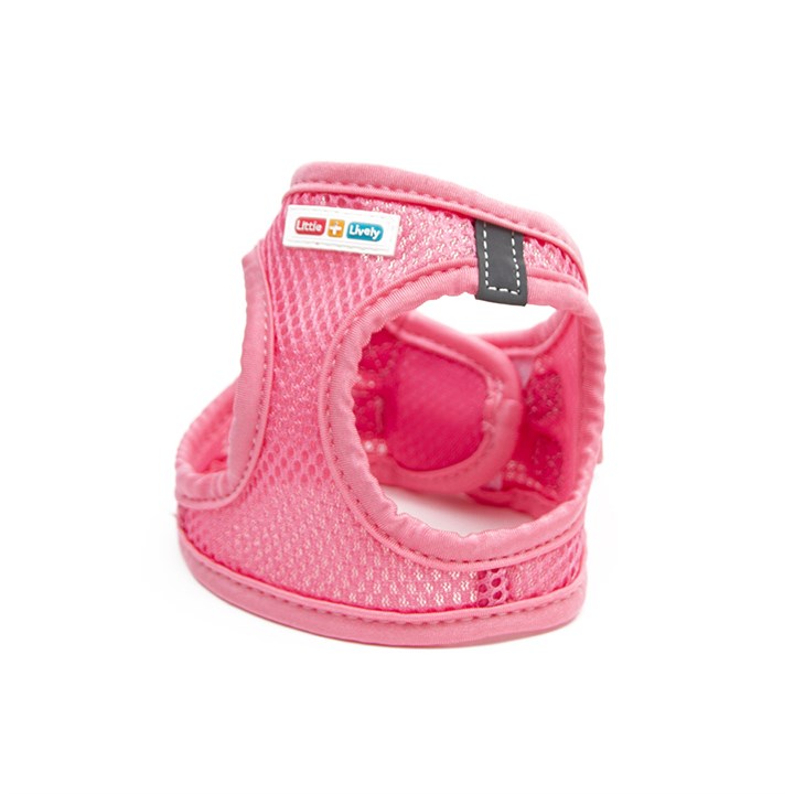 Little & Lively Pink Mesh Harness with Velcro
