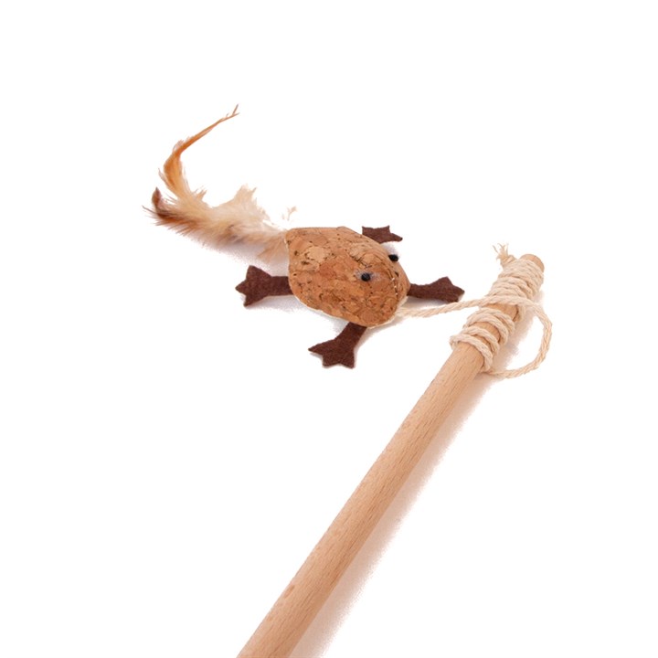 Great&Small Cat Dangler Cork Frog