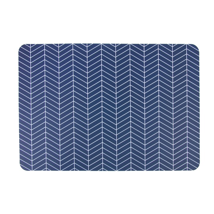 Great&Small Basic Food Mat Blue Zigzag