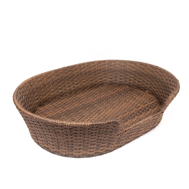Penrose Rattan Resin Wicker Pet Bed