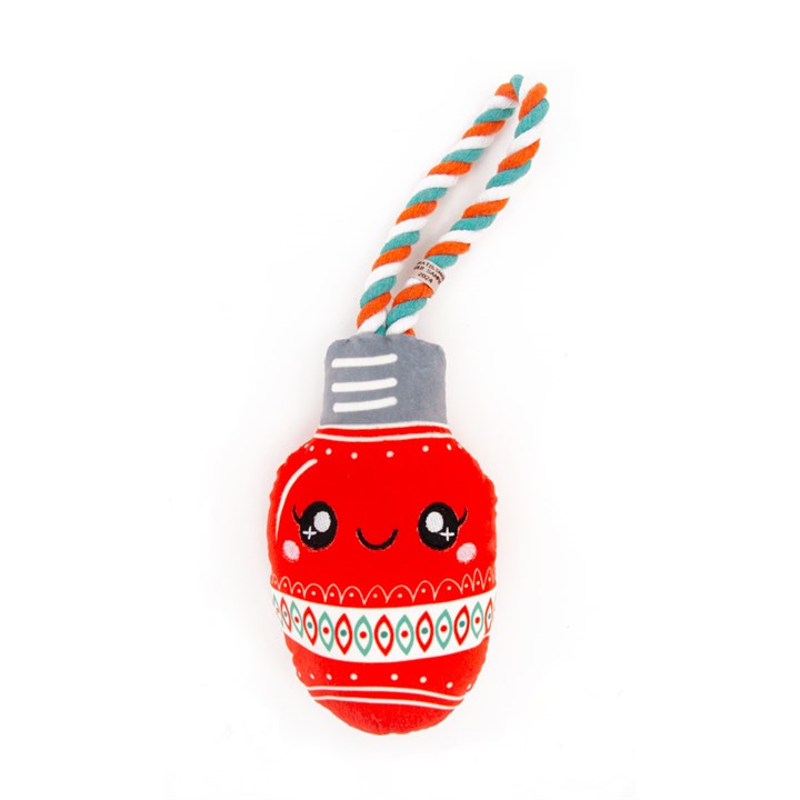 Great&Small Christmas Holiday Red Bulb with Rope 16cm
