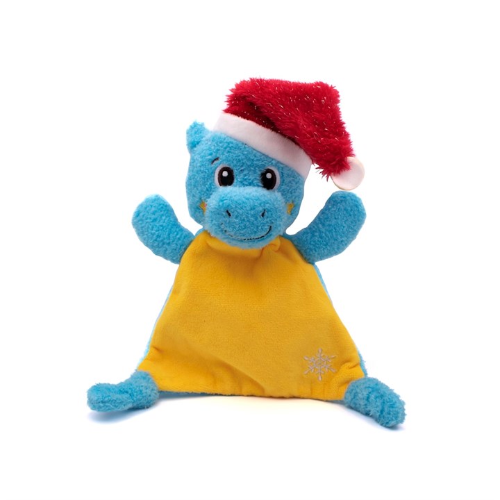Great&Small Little Blue Christmas Dragon Comforter