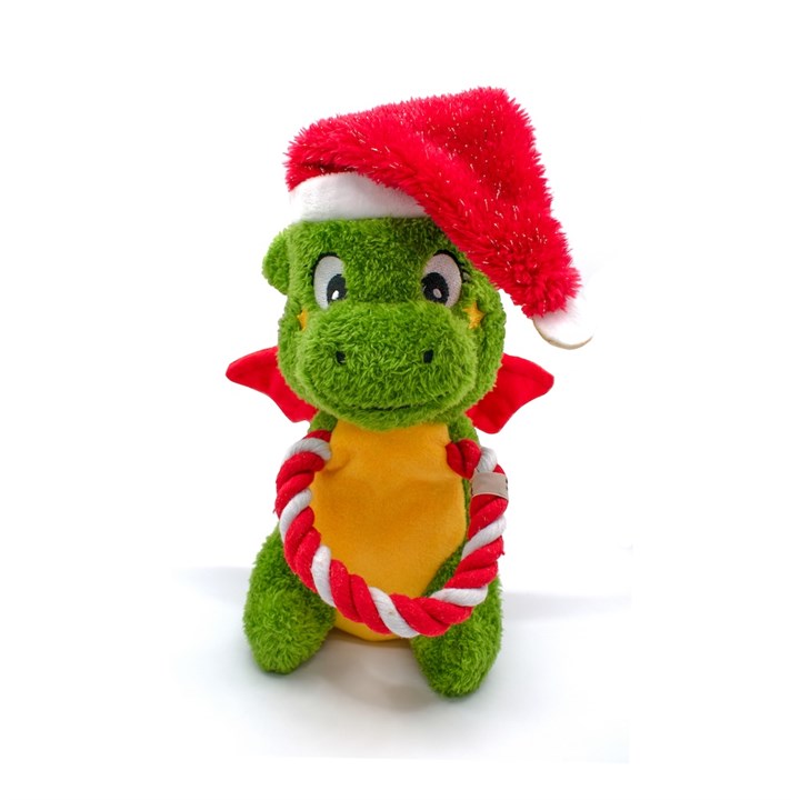 Great&Small Green Christmas Dragon