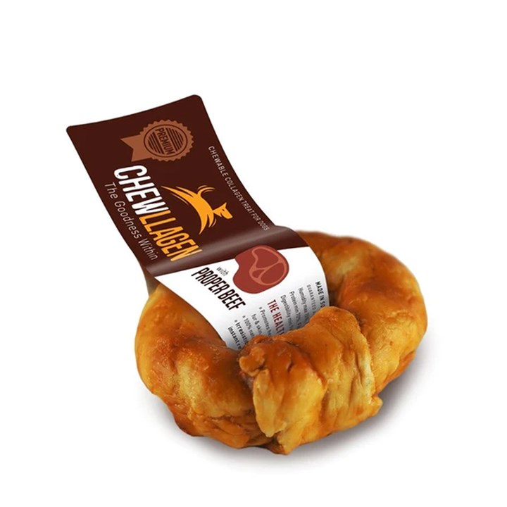 Chewllagen Small Donut 3.5" Beef