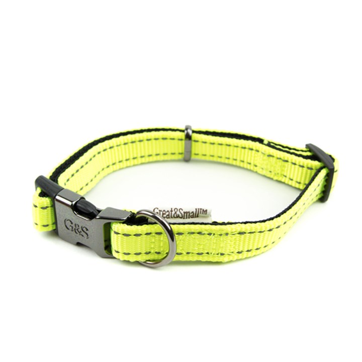 Great&Small Glow Hi-Vis Collar Yellow