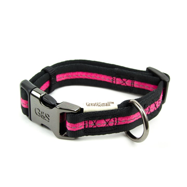Great&Small Classic Soft Nylon Collar Pink
