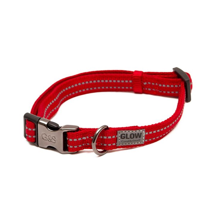 Great&Small Glow Collar Red
