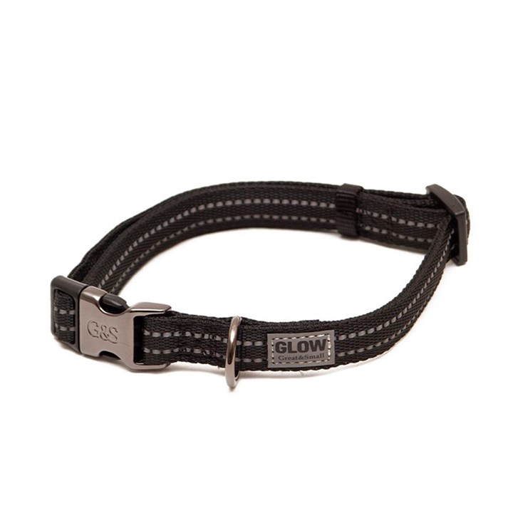 Great&Small Glow Collar Black