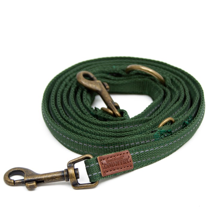 Great&Small Country Adjustable Lead Forest Green 2.3m