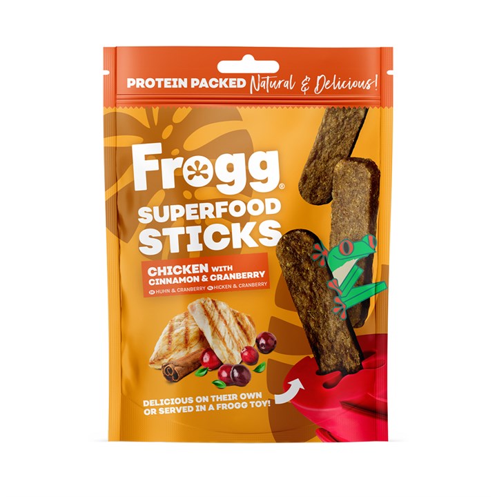 Frogg Superfood Sticks Chicken with Cranberry & Cinnamon 100g
