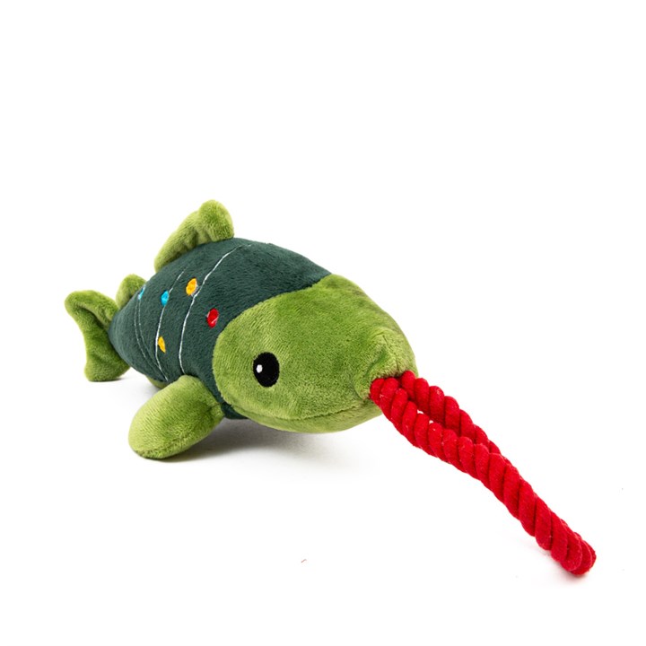 Great&Small Christmas Festive Fish with Rope