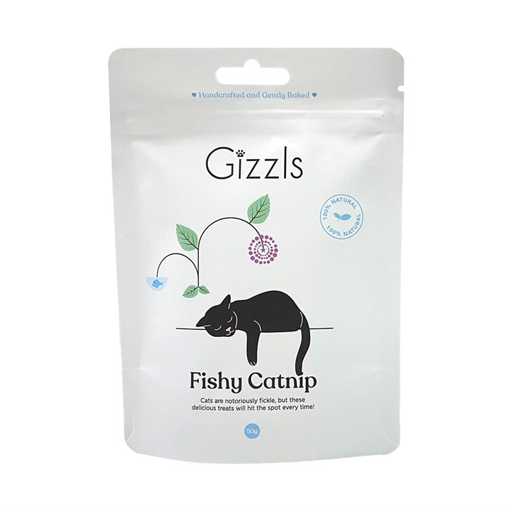 Gizzls Catnip Fish Treats