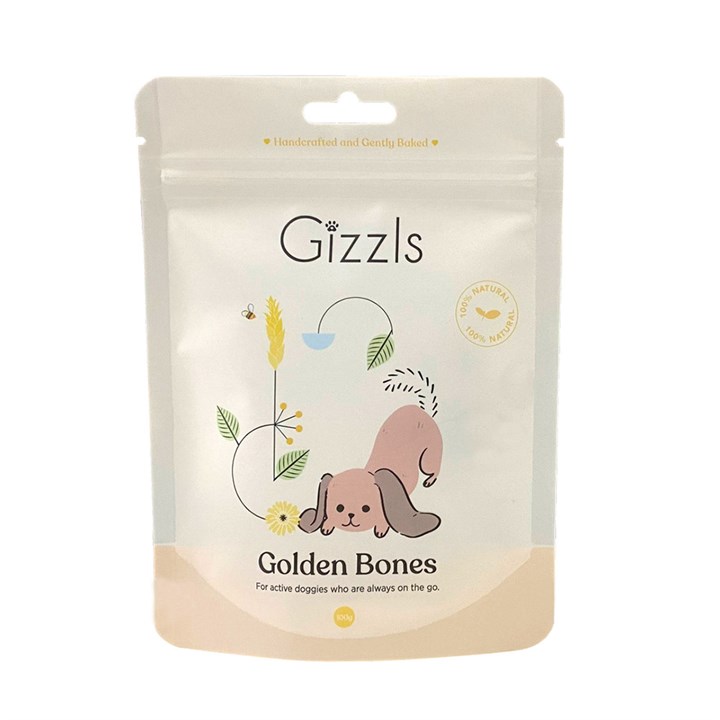 Gizzls Golden Bones Dog Treats