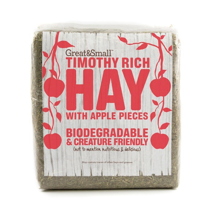 Great&Small Timothy Hay With Apple Pieces