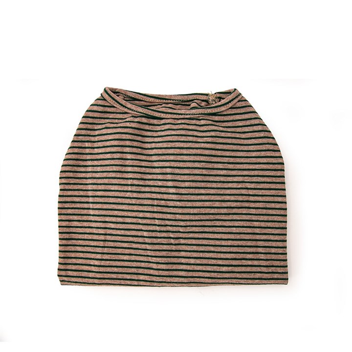 Green Elk T-Shirt Grey with Green Stripes