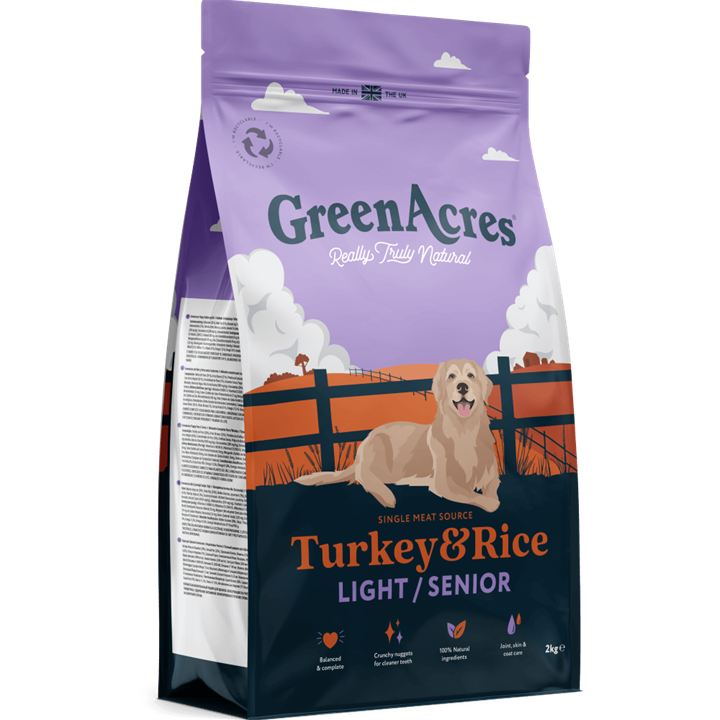 green acres senior dog food