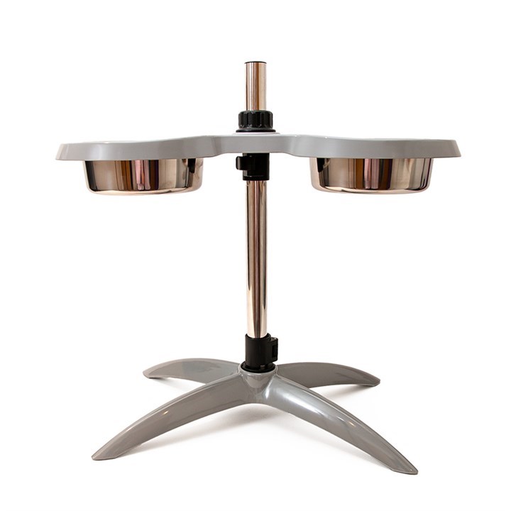 Great&Small Adjustable Raised Double Bowl