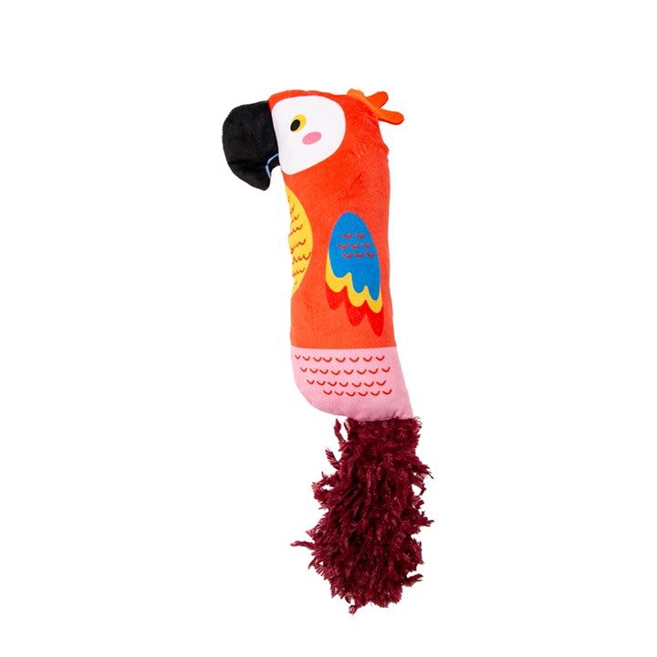 Great&Small Fiesta Red Parrot Kicker
