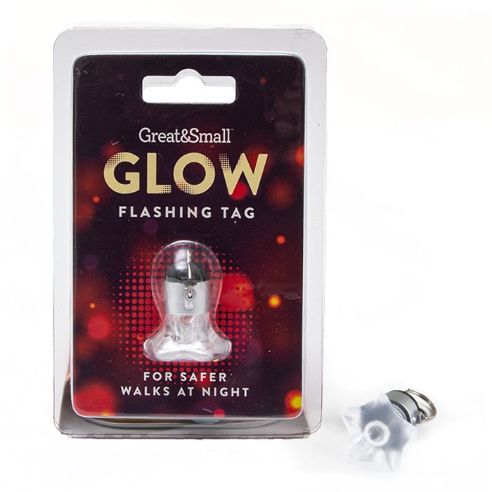 Great&Small Glow Flashing Flower Tag