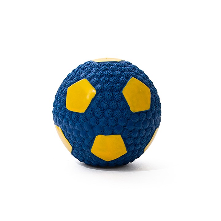 Great&Small Go Team! Latex Blue & Yellow Soccer Ball