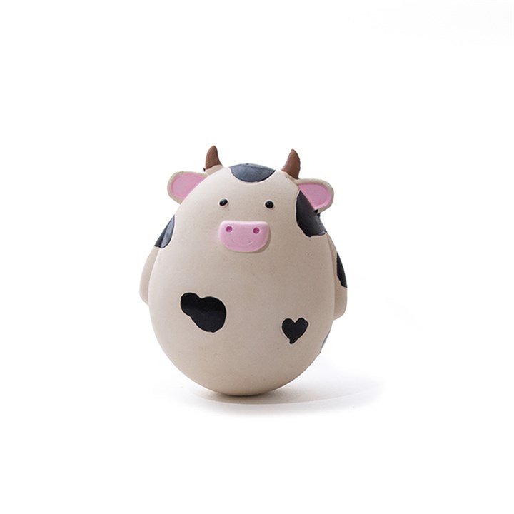 Great&Small Let's Play Latex & Rubber Roly Poly Cow