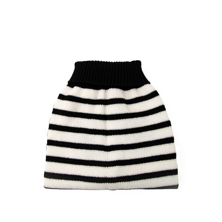 Penrose Knitted Monochrome Striped Sweater