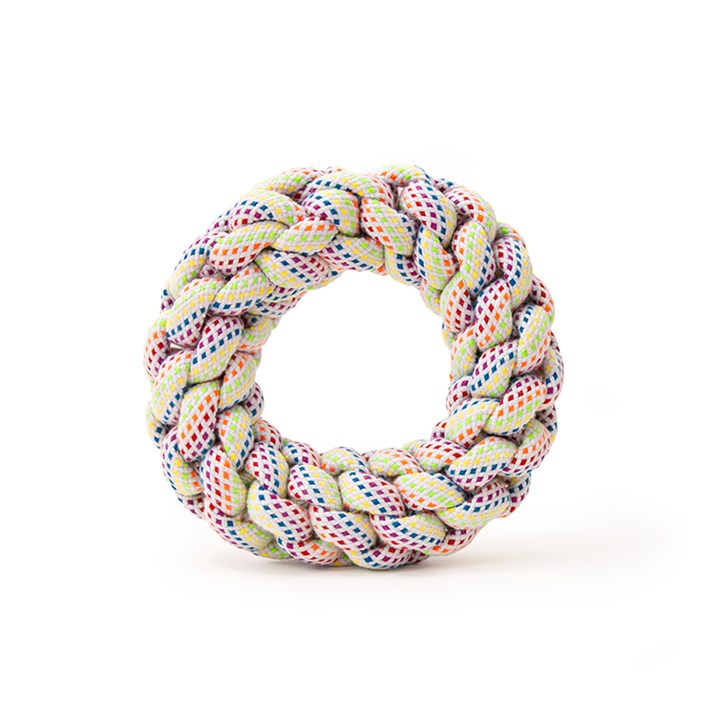 Great&Small Rainbow Rope Braided Ring