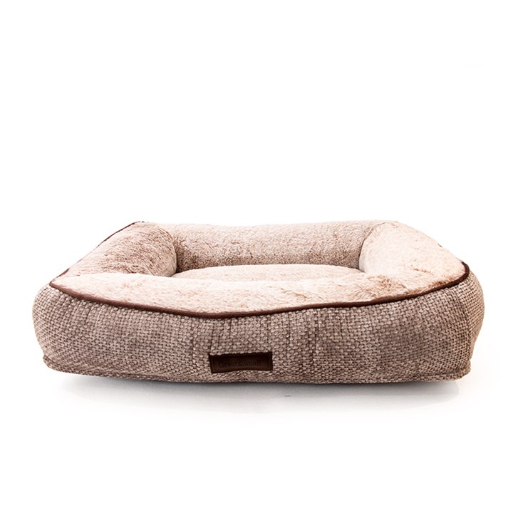 Snuggle & Snooze Soft Box Lounger Latte