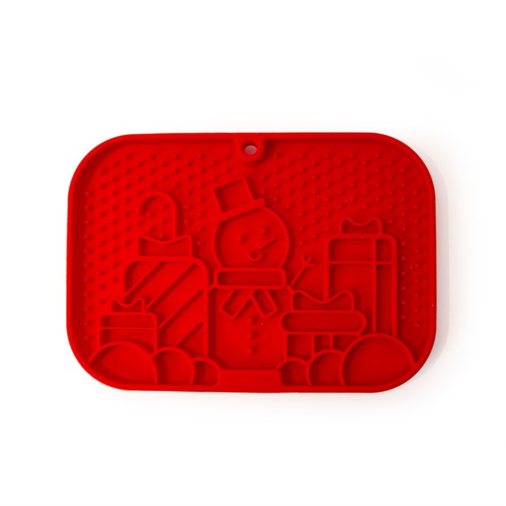Great&Small Merry Christmas Snowman Snack Pad