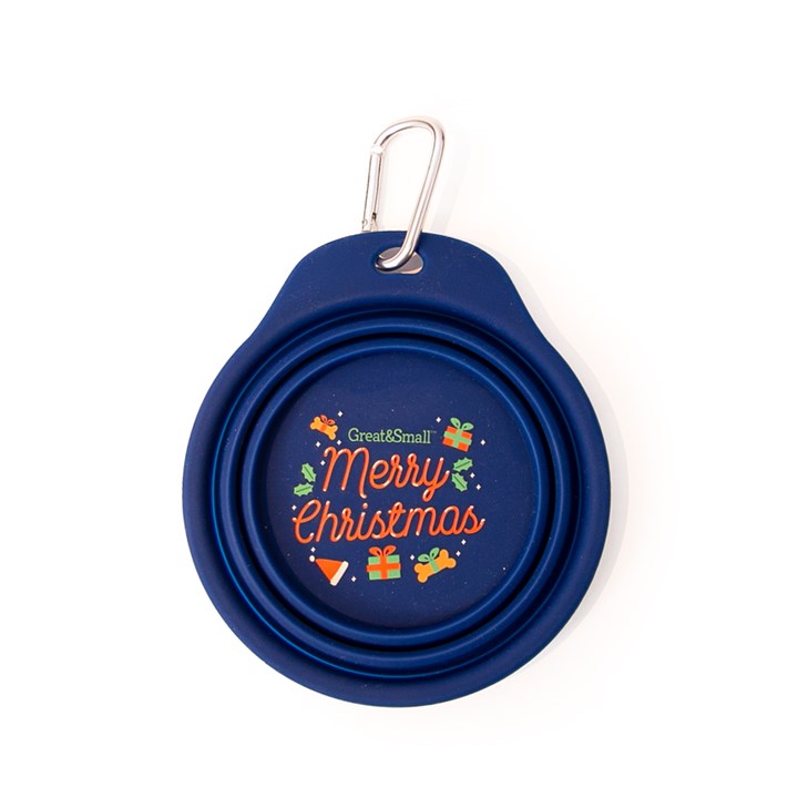 Great&Small Merry Christmas Travel Bowl