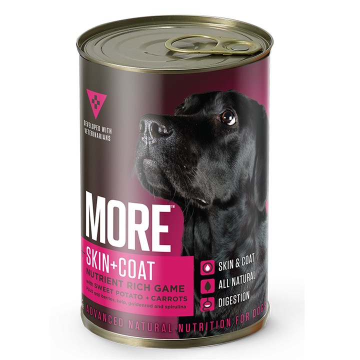 More Dog +Support Skin & Coat Game 400g