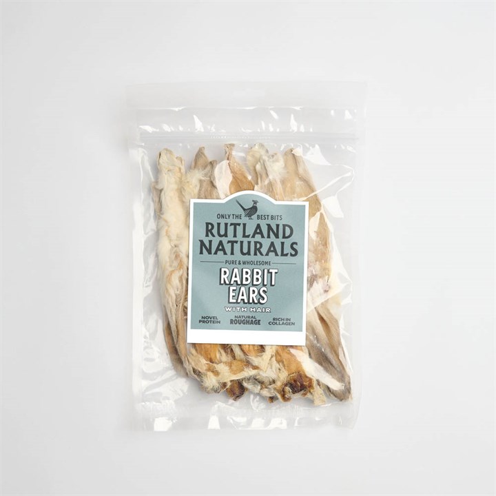 Rutland Naturals Rabbit Ears With Hair