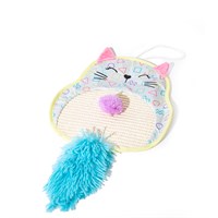 Little&Lively Cat Kitty Scratch Pad with Playful PomPom & Crinkle Tail